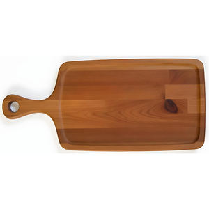 Planche à découper en bois d'acacia naturel 45X 20X1.9 cm Planche à découper pour servir les légumes Fruits Fromage Autres plats - Product Image 4