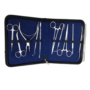 ชุดเครื่องมือผ่าตัดสัตว์คุณภาพสูง ทำจากสแตนเลส สำหรับการผ่าตัดทั่วไปและพื้นฐาน - Product Image 1