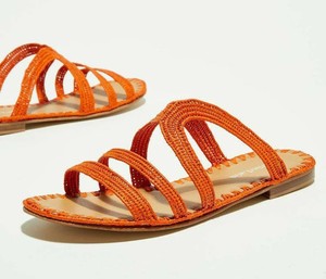 Chaussures marocaines faites à la main en raphia naturel, et semelles en cuir véritable. Livraison rapide et gratuite avec - Product Image 1