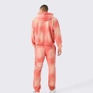 เสื้อวอร์มผู้ชายซักด้วยกรดแขนยาวทรงสลิมฟิตมีฮู้ดสไตล์ใหม่เป็นมิตรกับสิ่งแวดล้อมสำหรับฤดูหนาวออกแบบโลโก้ได้ตามต้องการ - Product Image 2