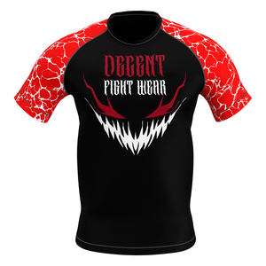 ชุดเสื้อรัดกล้ามเนื้อสำหรับผู้ชาย พิมพ์ลายตามสั่ง สำหรับกีฬาต่อสู้ BJJ ยิวยิตสู พร้อมคุณสมบัติป้องกันรังสียูวี - Product Image 4