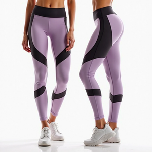 Taille haute Fitwear Leggings Style de Compression pour les femmes pantalon de survêtement sans couture séchage rapide Gym Yoga dames Fitness vêtements d'entraînement - Product Image 2