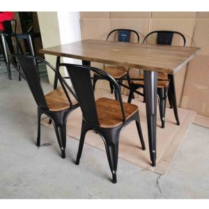 Juegos de café y restaurante de refrigeración giratoria de <span class=keywords><strong>alta</strong></span> calidad, mesas y sillas para cafeterías y establecimientos de comedor - Product Image 4