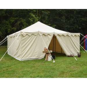 Carpa Medieval de Alta Calidad para las Cuatro Estaciones, Tipo Extendido, 4m, de Una o Dos Capas, Impermeable, Rectangular, de Lona de Algodón y PVC con Estructura de Acero - Product Image 3