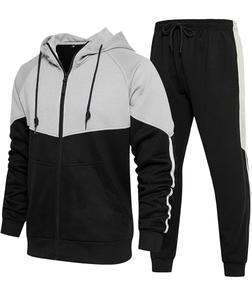 Trajes de chándal de invierno especiales del mejor fabricante para hombres Logotipo personalizado Tallas grandes Material polar Conjuntos transpirables Precio bajo - Product Image 1