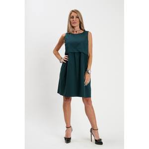 Made in Italy Primavera Verano Vestido corto plisado de algodón para mujer Diferentes colores disponibles - Product Image 1