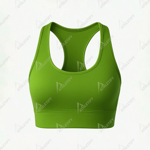 Sujetador deportivo Racerback para mujer Alto soporte para gimnasio Yoga Correr Cómodo Transpirable Absorbe la humedad Cobertura completa Activewear. - Product Image 4