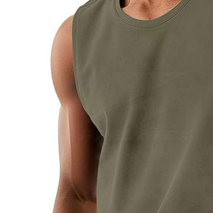 Camisas sin mangas cómodas de MATERIAL PERSONALIZADO, ropa ajustada, camisas sin mangas - Product Image 4