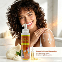 Lotion Corporelle Éclaircissante Action Rapide Alpha Arbutin Gluta Réduit les Taches Terne Hydratation Profonde pour Peaux Abîmées par le Soleil