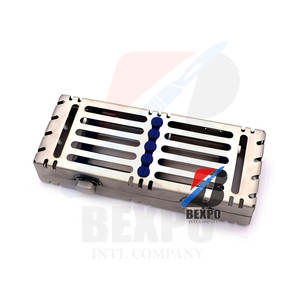 Manual Power Source Sterilizable Dental <b>Cassette</b> Surgical Instruments Storage Box <b>for</b> 10 Pcs - Product Image 2