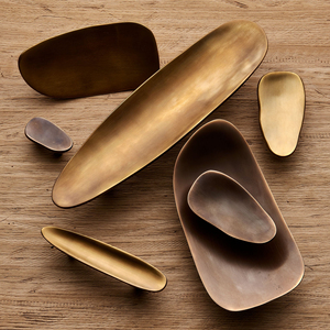 Premium Luxury <b>Brass</b> Finish Modern Cabinet Door Handles Knob Durable Metal <b>Drawer</b> <b>Pulls</b> Handmade Wardrobe Antirust Customized - Product Image 5
