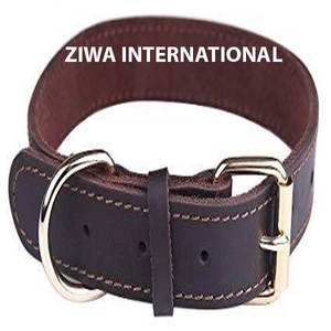 Nouveau style de collier de chien en cuir véritable personnalisé collier de chien en cuir de qualité supérieure au design de luxe colliers pour animaux de compagnie fournitures pour animaux de compagnie accessoires pour chiens - Product Image 3