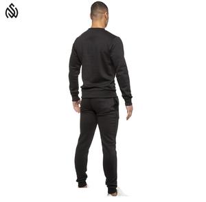 Survêtement Slim Fit de qualité supérieure 100% coton broderie personnalisée Logo respirant bas actif pour l'entraînement Jogging grande taille - Product Image 5