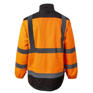 Chaqueta y Pantalón de Trabajo Ligeros, Resistentes al Desgarro, de Alta Visibilidad, con LED Reflectantes, Impermeables, para Invierno y Seguridad - Product Image 2