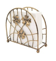 Porte-serviettes doré Porte-mouchoirs en métal bon marché Porte-serviettes en métal personnalisé et boîtes à mouchoirs Fournisseurs Inde