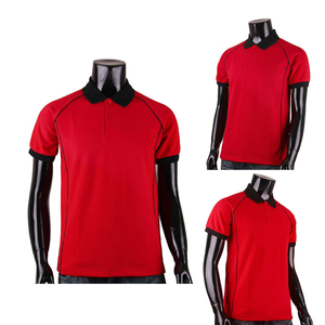 T-shirt polo court personnalisé pour hommes Impression DTG surdimensionnée Manches courtes Boutonné en flanelle Chemise simple pour hommes - Product Image 5