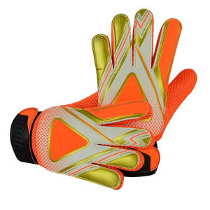 Gants de gardien de but en cuir avec rembourrage doux pour la paume, respirants et ajustables pour la pratique et le jeu professionnels - Product Image 2