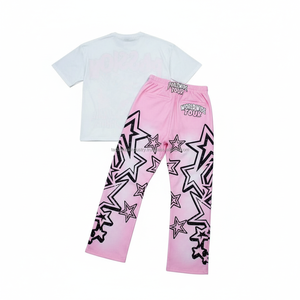 Conjunto Deportivo para Hombre, Camiseta y Pantalones Jogger, Algodón de Alta Calidad, Ecológico, Estampado Personalizado de Dibujos Animados, 220/240 GSM, Verano - Product Image 5