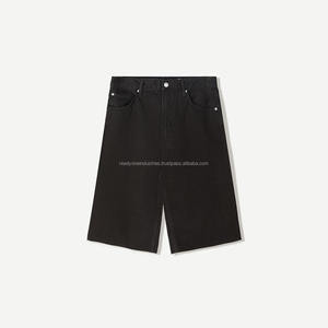 กางเกงขาสั้นลำลองสไตล์สปอร์ตสำหรับผู้ชาย ผ้าฝ้าย 100% สีพื้น แต่งลาย ทรงหลวม - Product Image 5