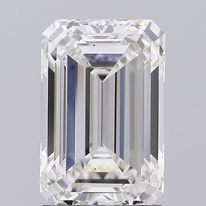 IGI 2.01 Ct Emerald Cut VS1 Clarity Lab Créé Lâche CVD Diamants pour Boucles D'oreilles De Mariage Anniversaire Cadeau Bijoux Applications - Product Image 1