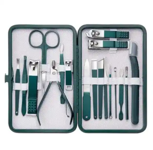Kit promotionnel de toilettage de voyage pour coupe-ongles en acier inoxydable ensemble de manucure et de pédicure de 18 pièces - Product Image 6