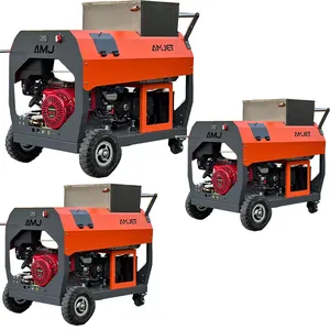 Amjet có thể sử dụng hệ thống sưởi tuần hoàn động cơ 13HP làm sạch nước nóng cho cống thoát nước gia đình khó xử lý