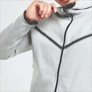 Survêtements en molleton technique pour hommes, vente en gros, OEM, haute qualité, design tendance, logo personnalisé, coupe ample, respirant - Product Image 6