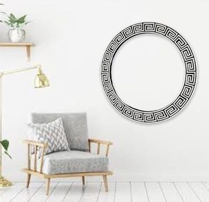 Marcos de espejo con incrustaciones de hueso con una estética minimalista moderna Marco de espejo con incrustaciones de hueso clásico para arte de pared sofisticado - Product Image 5