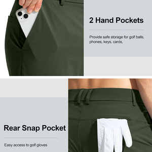 Pantalon de golf Offre Spéciale pour homme-Pantalon respirant extensible de coupe régulière Nouveau pantalon de golf élégant pour un look performant - Product Image 4