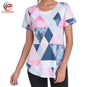 เสื้อยืดแขนสั้นลำลองสำหรับผู้หญิงสไตล์คลาสสิกเสื้อยืด180คอกลมผ้าระบายอากาศได้ดีพิมพ์ซับลิเมชันตามสั่งฤดูร้อน - Product Image 3