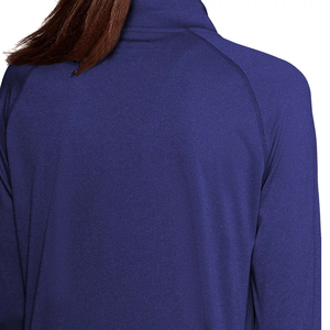 Bajo MOQ ligero cómodo tela mujeres 1/4 Meath precio barato superior al por mayor fabricante secado rápido media cremallera camisas - Product Image 4