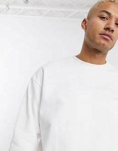 Sudadera de Cuello Redondo para Hombre, Color Sólido, 320G, Tejido Grueso, Algodón, para Primavera y Otoño, con Estampado Digital - Product Image 4