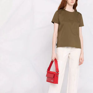 Nueva llegada Diseño de moda Camisetas de mujer de color sólido Logos de alta calidad Camisetas transpirables - Product Image 3