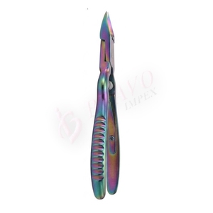 Professional Heavy Duty <b>Nail</b> Nipper Stainless Steel <b>Nail</b> Nipper Rainbow Finish Strong Cut Manicure Pedicure <b>Tool</b> - Product Image 3