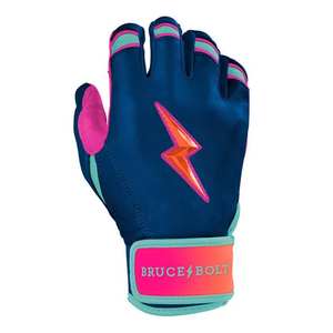 New Design 2025 Customized Leather Softball Baseball <b>Batting</b> Gloves Ambidextrous Breathable Hook Loop Closure Durable for Adults - Product Image 2