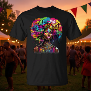 Maglietta per il Mese della Storia Nera delle donne afroamericane, abbigliamento promozionale per la festa di Juneteenth - Product Image 3