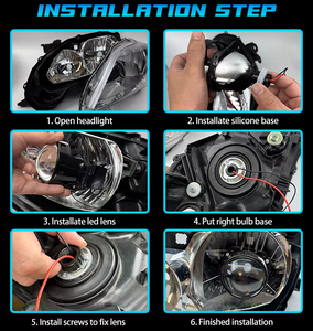Ống kính <span class=keywords><strong>Projector</strong></span> Bi <span class=keywords><strong>Led</strong></span> 3.0 <span class=keywords><strong>RHD</strong></span> 12V 2.5 inch 130W ZDP25S 35000Lm IP67 lắp đặt không phá hủy cho hệ thống đèn pha ô tô - Product Image 4