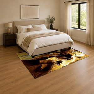 <b>RUGS</b> DEPOT LXDP-0808 Wholesale Red <b>Burgundy</b> Marble Effect Digital Printed Machine Washable Chenille Area <b>Rug</b> Non Slip - Product Image 3