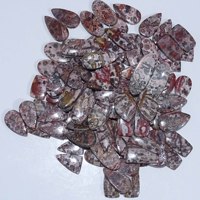 Pierre précieuse de quartz jaspe léopard naturel de haute qualité, prix de gros, lot de pierres précieuses, paire, tailles personnalisables, boucles d'oreilles haut de gamme