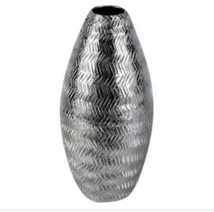 แจกันทุบทุบตรงกลางแจกันโลหะสำหรับตกแต่งภายในบ้าน - Product Image 1