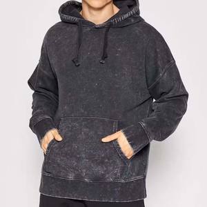 OEM último diseño sudaderas con capucha sudaderas bordado pulóver estilo ácido lavado Vintage 100% algodón Streetwear sudaderas con capucha básicas - Product Image 1