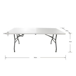 GARDIUN. TABLE PLIANTE PORTABLE PIQUE-NIQUE NOUVEAU KOLN DIMENSIONS 180X74X74 cm - Product Image 1