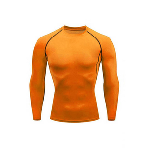 Personnalisé Hommes MMA Sports Rash Guard Séchage Rapide Manches Longues Gym Fitness Vêtements Compression Respirabilité Votre Propre - Product Image 5