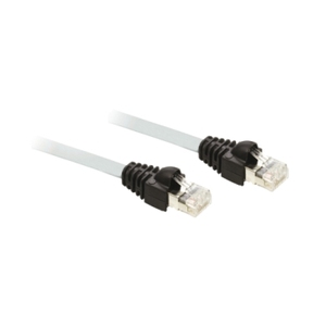 Cable cruzado blindado de par trenzado ConneXium Ethernet de SCHNEIDER ELECTRIC - 80m - 2 conectores RJ45 con certificación UL/CSA - Product Image 1