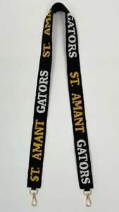 <b>Fabric</b> Strap <b>Belt</b> with Colorful Embroidery Accents - Product Image 4