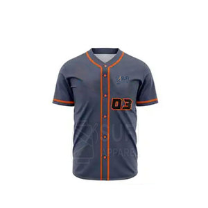 Uniforme de Béisbol Personalizado al por Mayor con Colores Personalizados, Material de Poliéster Transpirable, Logotipo Personalizado para Equipos Adultos - Product Image 3
