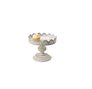 Support à gâteau rond en bois de qualité supérieure fabriqué avec un matériau en bois durable, parfait pour la présentation de desserts au buffet - Product Image 3