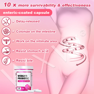 Complément alimentaire probiotique végétalien de marque privée, compléments alimentaires pour femmes, probiotique organique pour femmes, capsule probiotique vaginale - Product Image 3