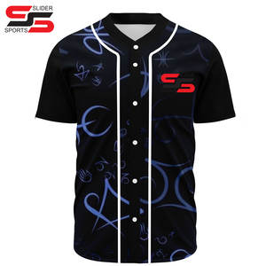 Conception d'uniforme de baseball en gros vêtements de sport de gros personnalisés maillot de baseball de softball sublimé bon marché - Product Image 1