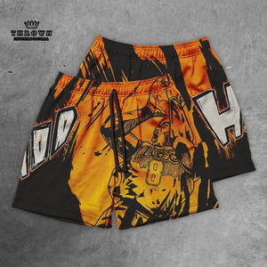 High Quality ODM Mash Double Layer Shorts Stylish Custom Sublimation Design with <b>Elastic</b> Waist Closure New Sale with Custom Logo - Product Image 3